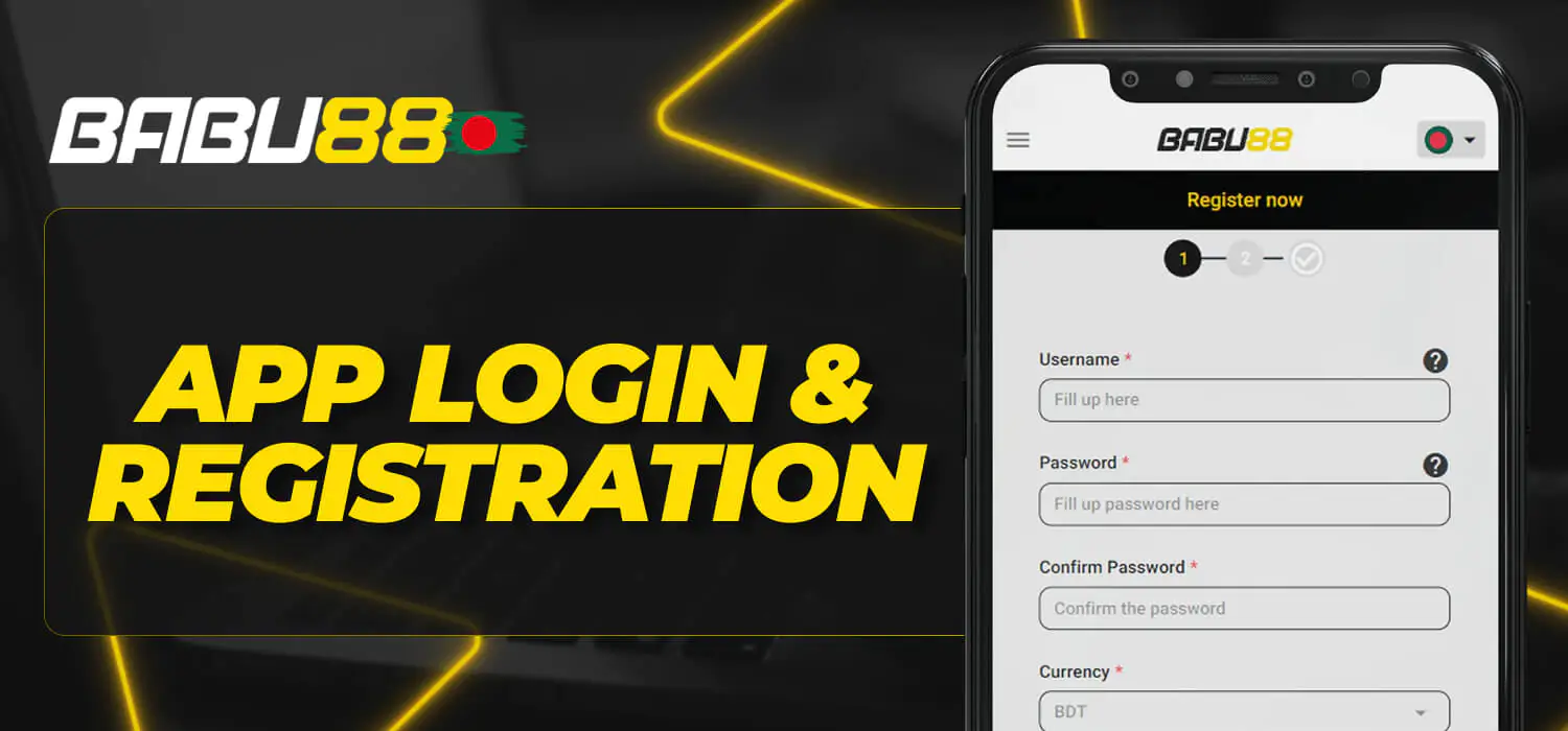 app login and registration